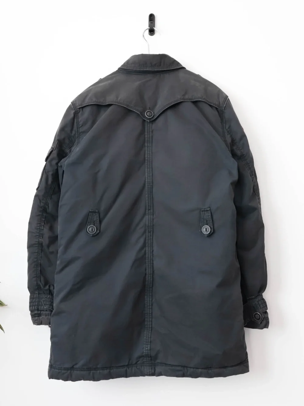 Rare Vintage Y2K Levi's Heavyweight Parka Naturally Sun Fading And Distressing - Picture 11 of 11